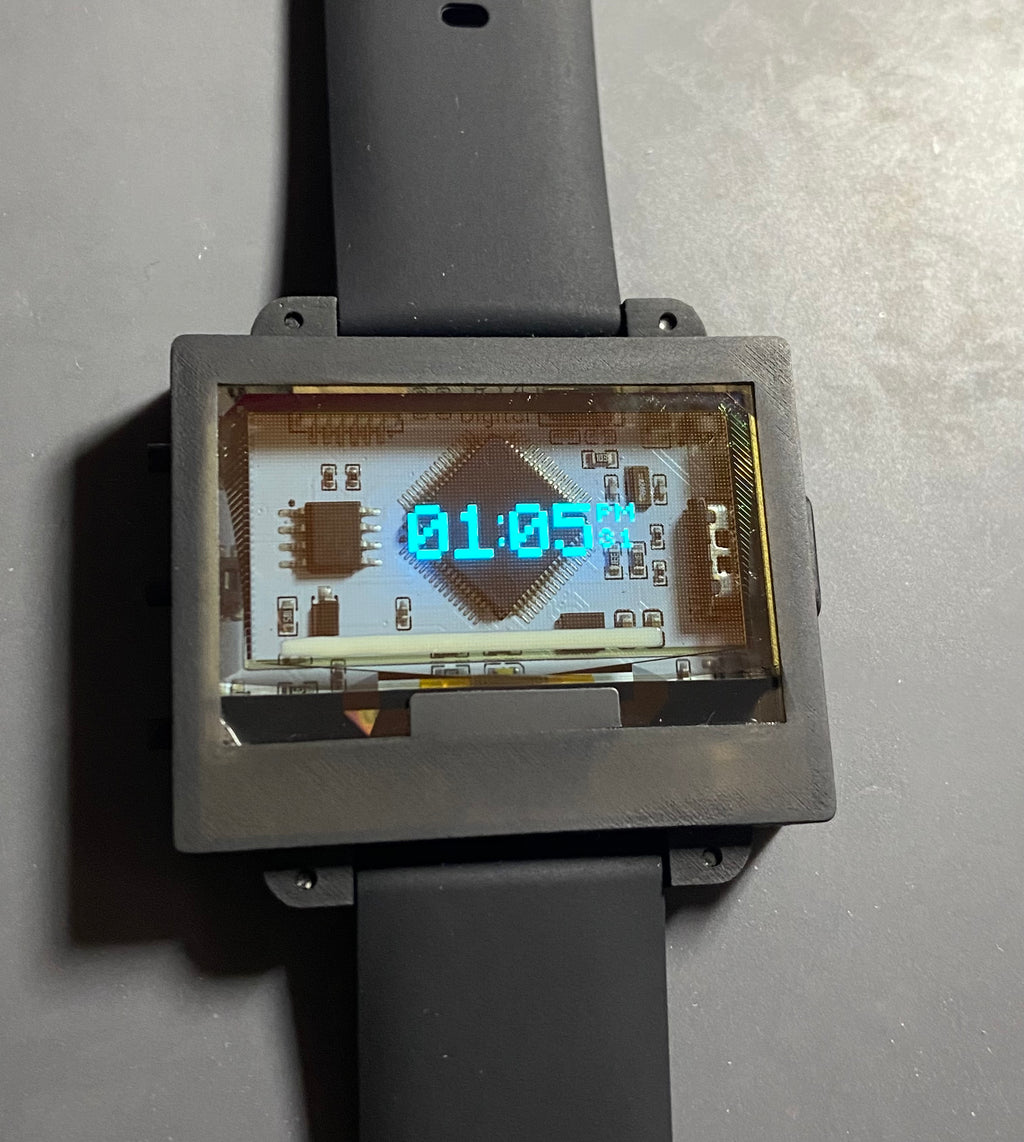 Try Oled TRY4 Digital - Transparent OLED Watch