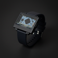 Transparent OLED Watch - Dark Background